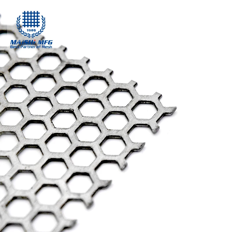 1mm hole galvanized perforated metal mesh