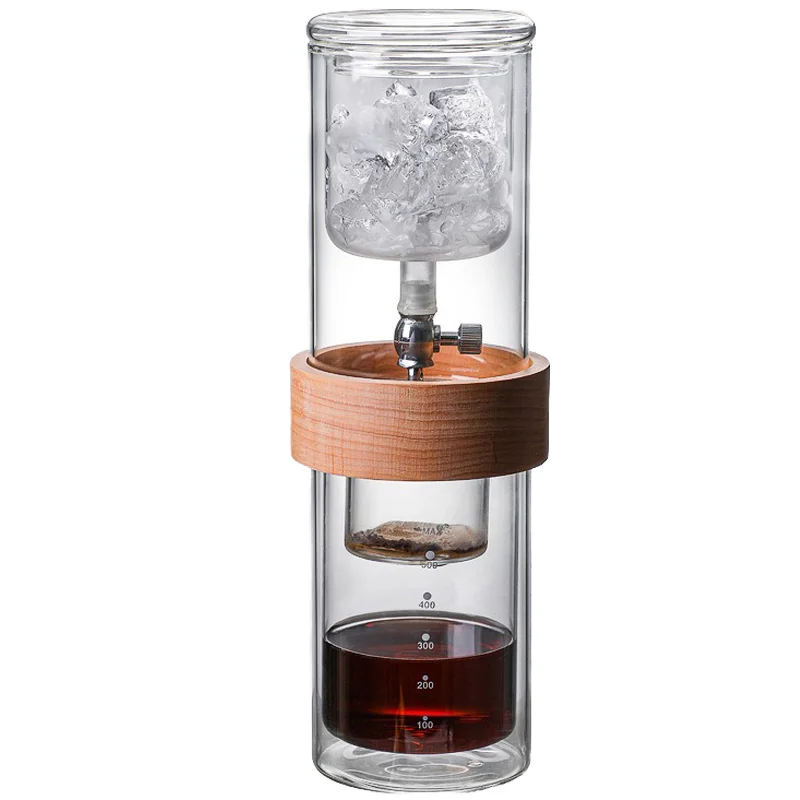 Портативный горшок из боросиликатного стекла, уличный бар, чайник для приготовления сока, воды, льда, кофе, капельного фильтра для холодного кофе