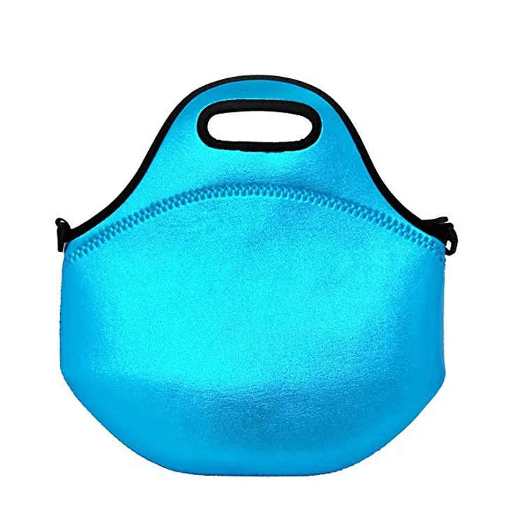 2020 модная неопреновая сумка-холодильник для ланча с плечевым ремнем для школы, улицы или рекламного использования