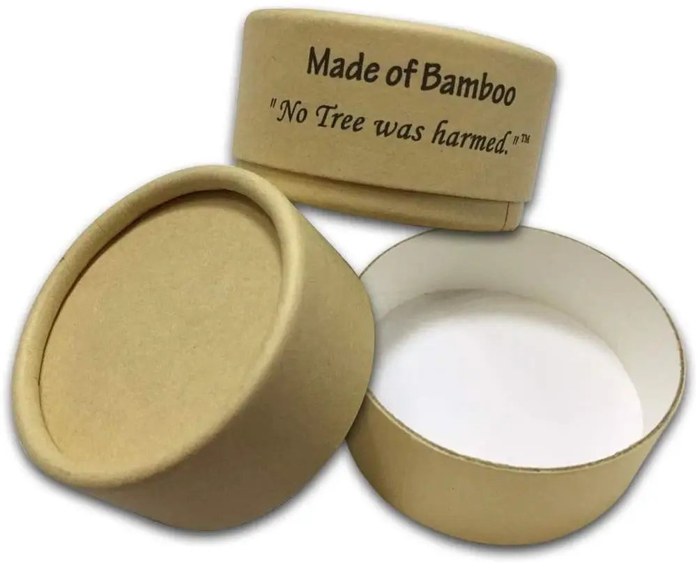 Индивидуальные бумажные трубки бамбуковые крафт-картон косметический контейнер бамбуковая бумажная трубка упаковочная бумажная трубка упаковка