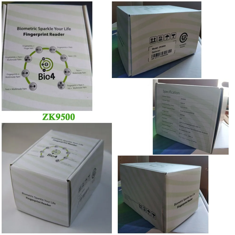 USB Biometric Fingerprint Scanner ZK9500