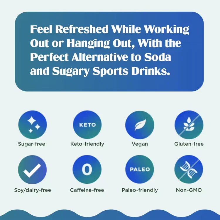 OEM Low Calorie Lemon Flavour Electrolyte Powder Hydration Packets Sweetened Stevia Energy Drink for Adults