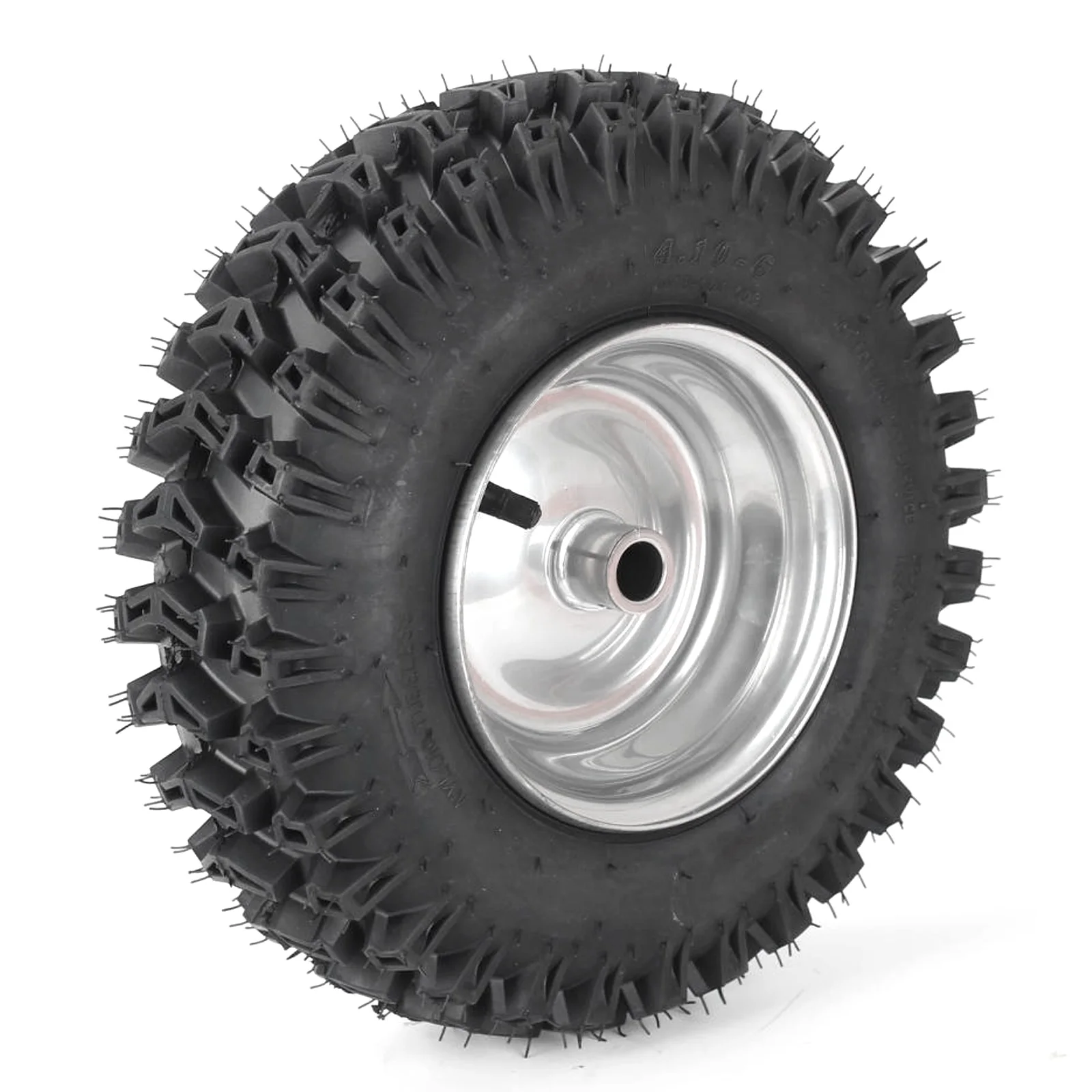 4.10-6 4.10/3.50-6 NHS Tire and Inner Tube for Go Kart 4 Wheeler Mini Bike Lawn Equipment Garden Rototiller Snow Blower