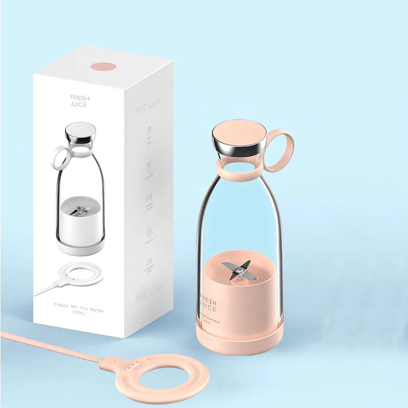 Dropshipping Amazon 350/450Ml Wireless Usb mini Juicer Cup Juice Blender Portable mini Blender for Fruit Mixer Smoothie