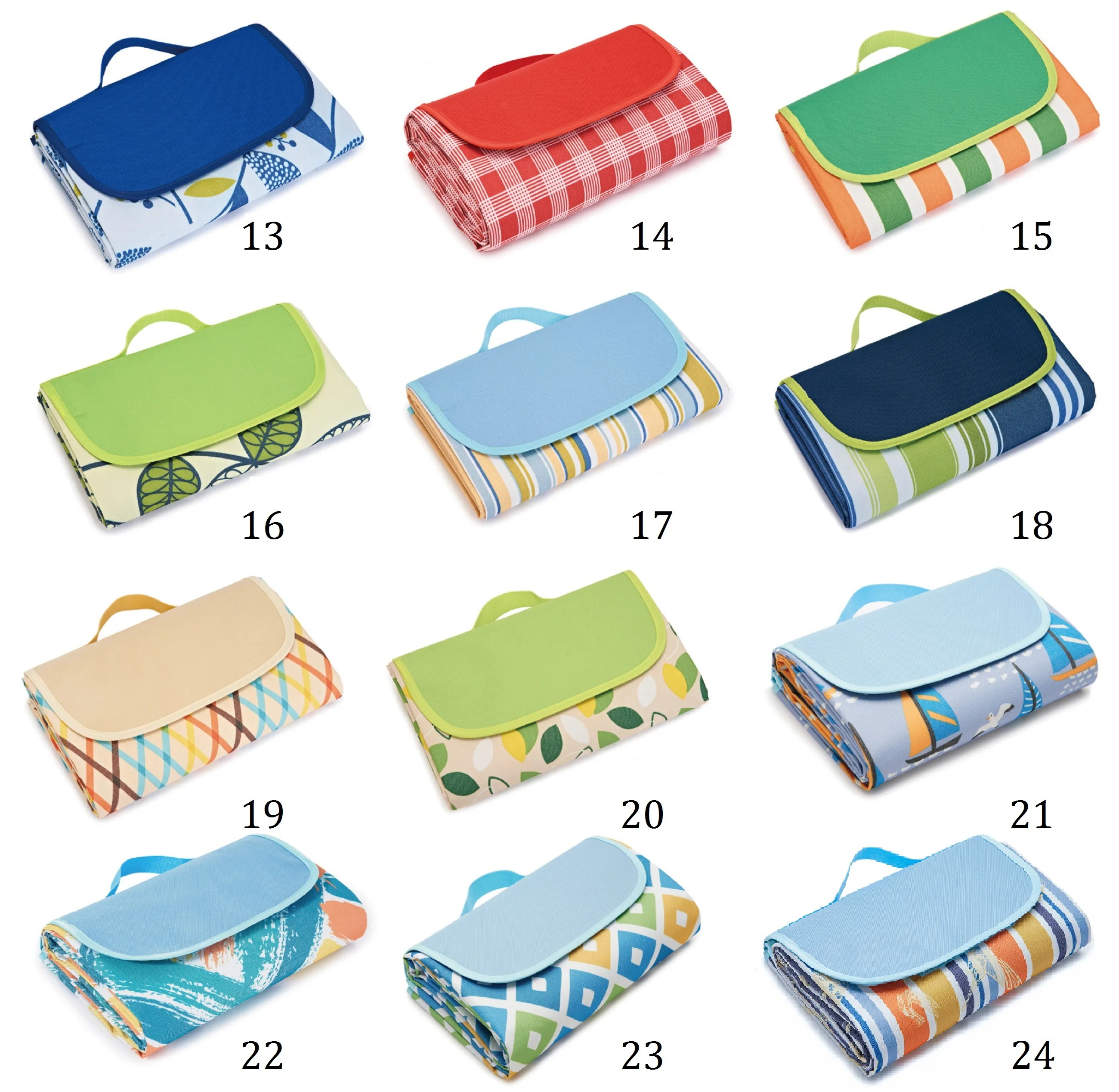 
NatureEcho Portable Large Outdoor Lightweight PVC Waterproof Beach Blanket For Picnic 