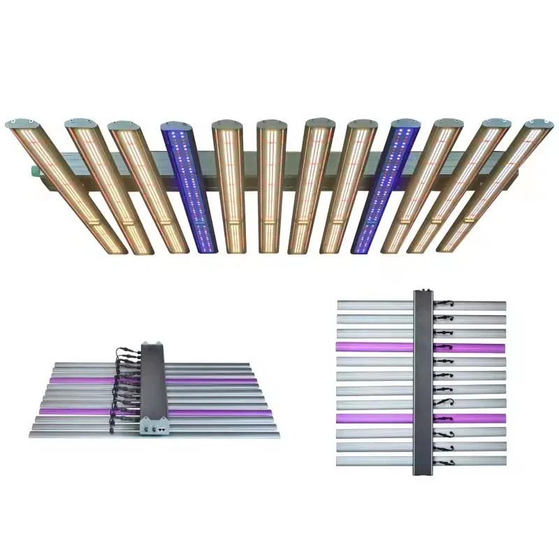 Foldable Greenhouse LED Grow Light Full Spectrum UV IR Professional Indoor hydroponics growing system 1060w Bar Growing Lamp