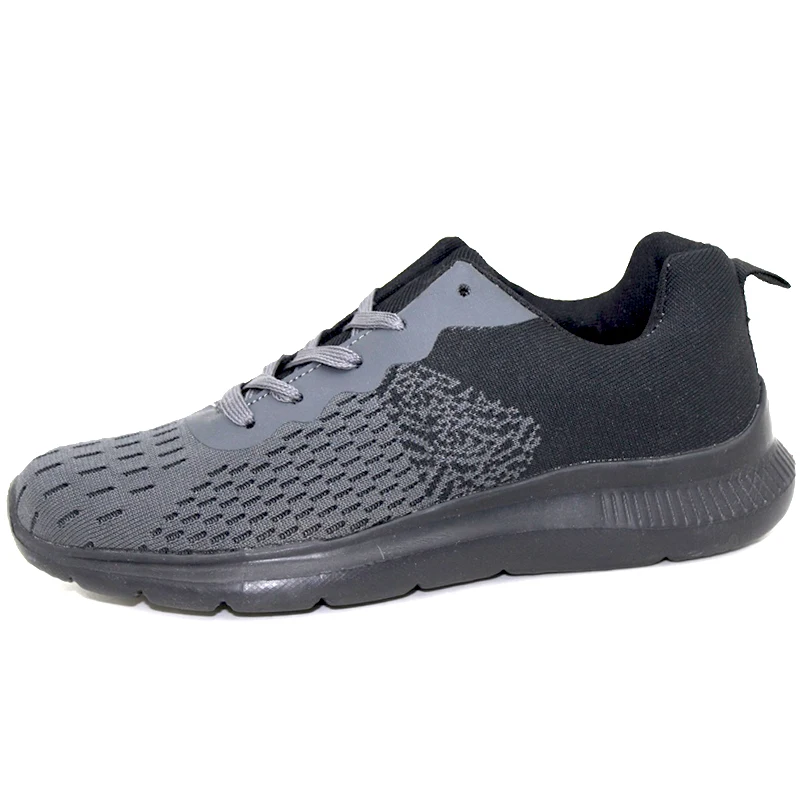 Scarpe Uomo Custom Logo Men Sneaker Breathable Athletic Fly Knitted Fitness Walking Shoes