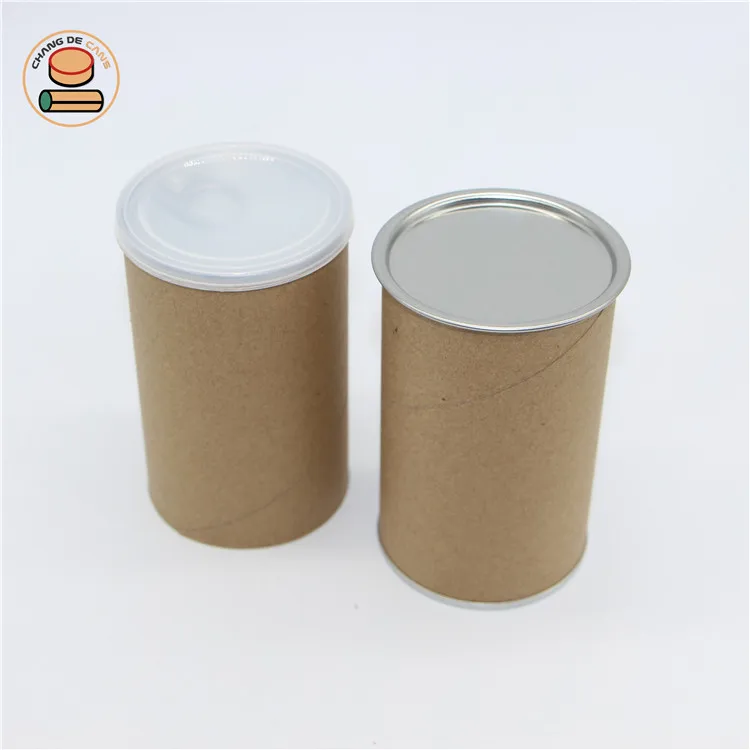 Small Design Pet Food/chocolate/matcha Powder/tea/snack Airtight Paper Tube Container Powder Food & Beverage Packaging Cylinder
