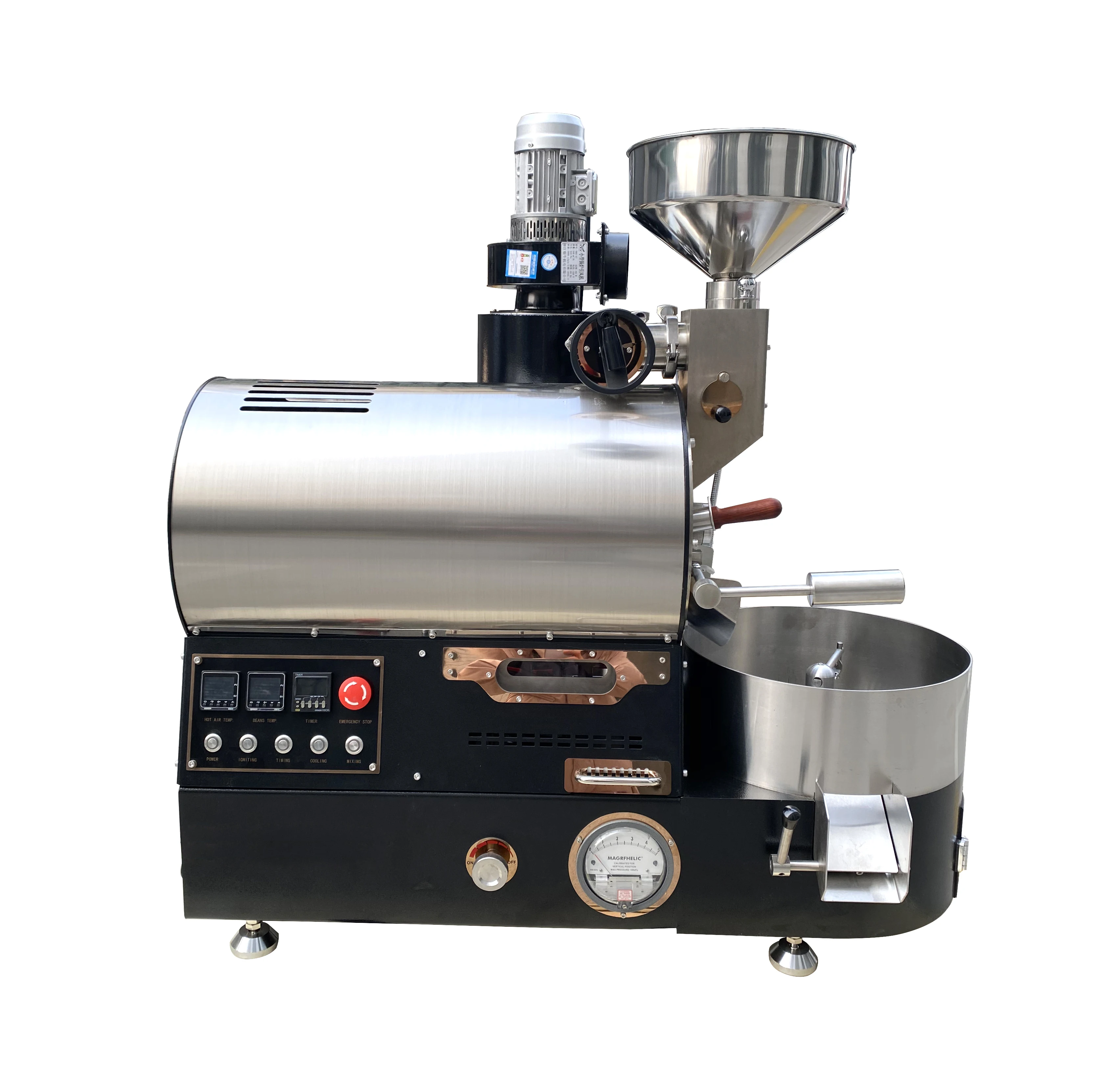 WINTOP WK-1 Commercial Coffee Roaster Machines 1kg Coffee Roasting Machine  Tostadoras De Cafe Button