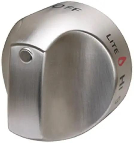 5CM/2inch Dia D Shape Shaft Cooker Top Burner Control Knob WB03K10265