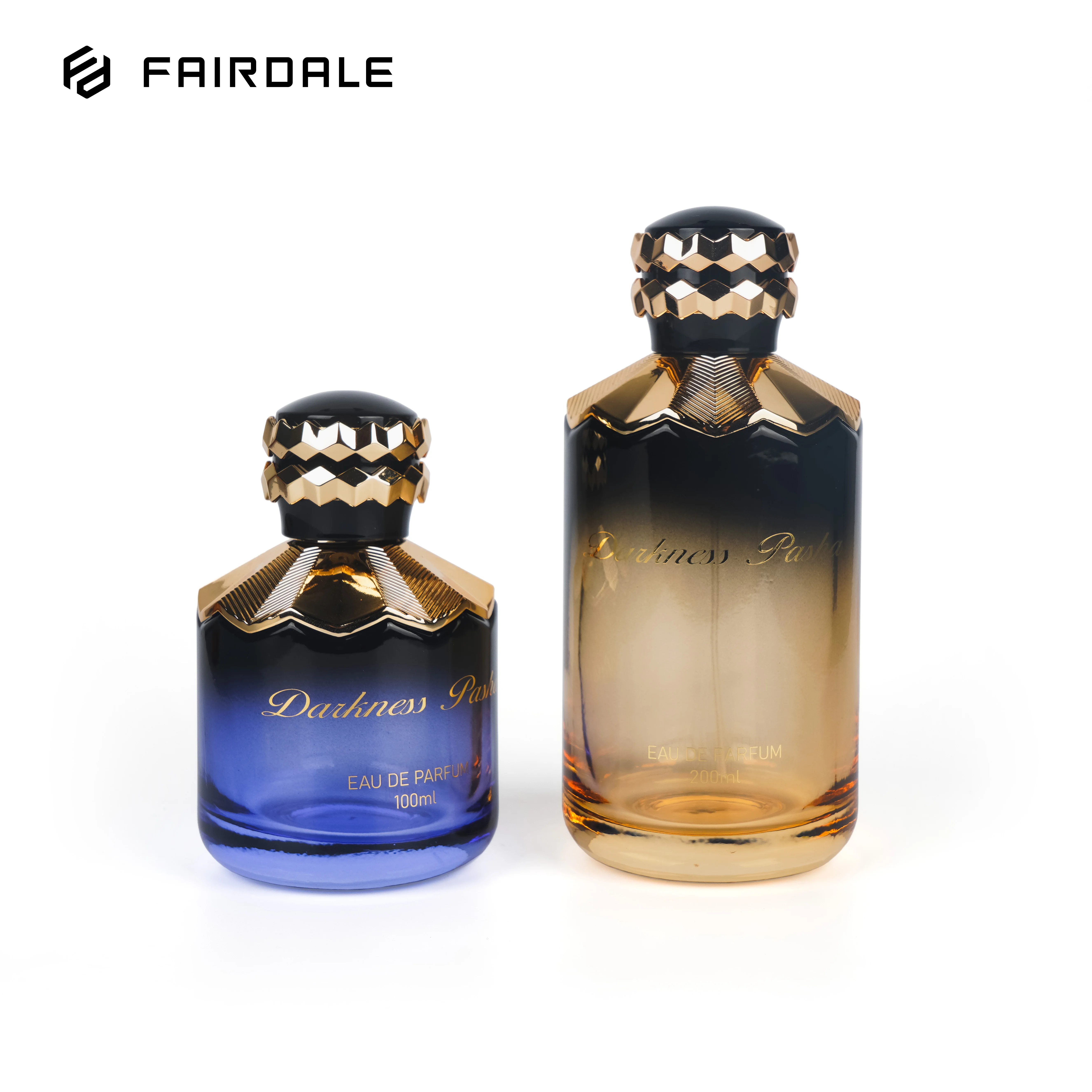 High End Unique Customize 100ml 200ml Spray Empty Refillable Glass Perfume Bottles With Box Packaging