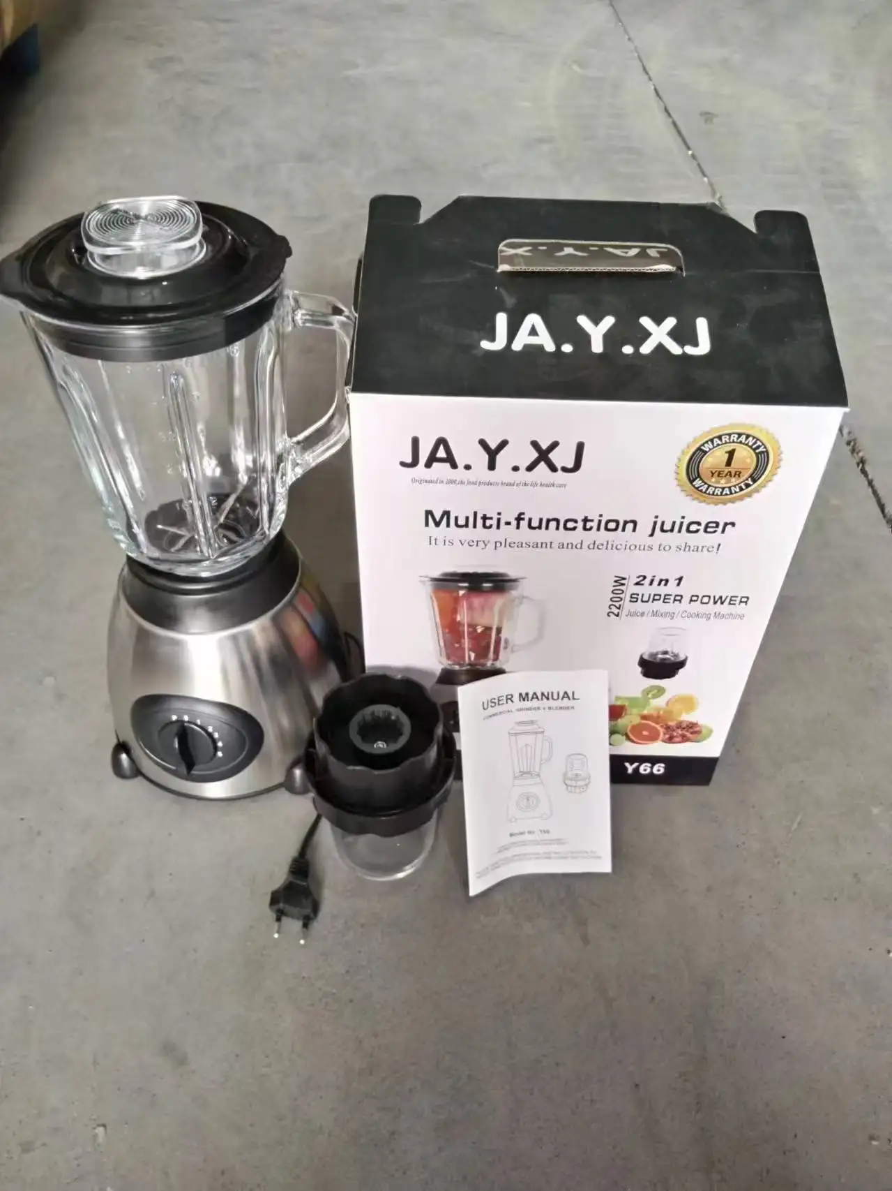 2 in 1 Juicer Commercial Electric Smoothie 1.5L Blender Factory Price Hot Sale High Power Brand New High Speed