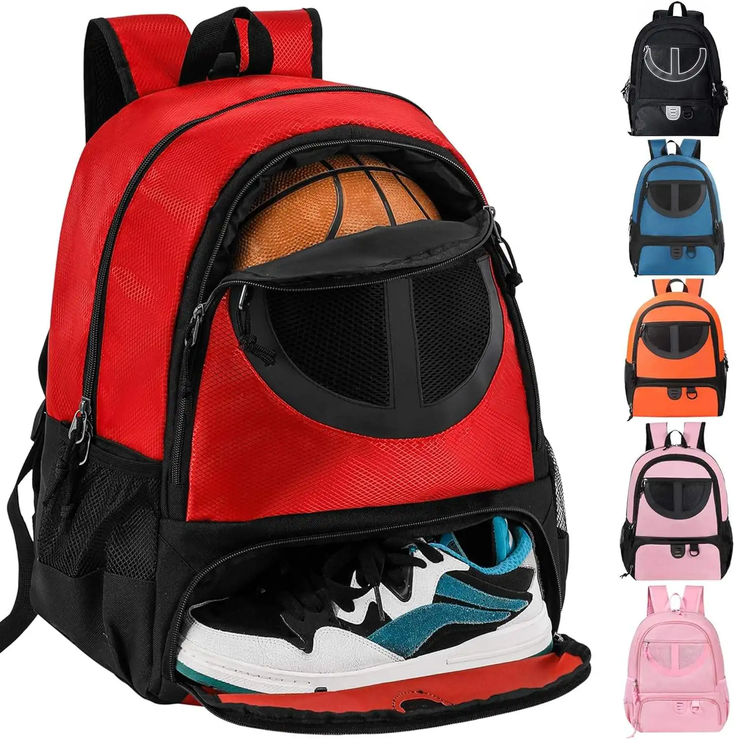 Lightweight Custom Waterproof Sports Backpack Football Bags Basketball Bag Soccer Backpack Team Bag For Male And Female