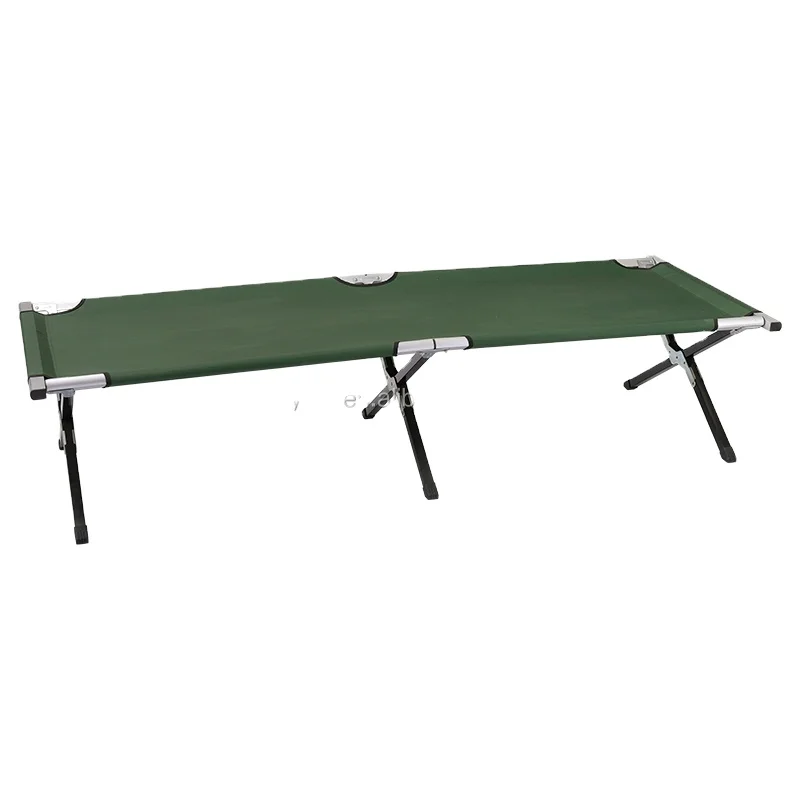 Aluminium folding camping bed