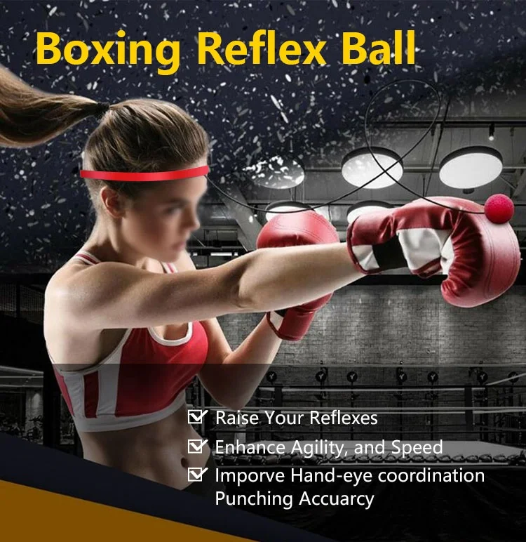 
Wholesale MMA Sports Custom Design Headwear Punching Fitness Boxing Relfex Reaction Set Toy 