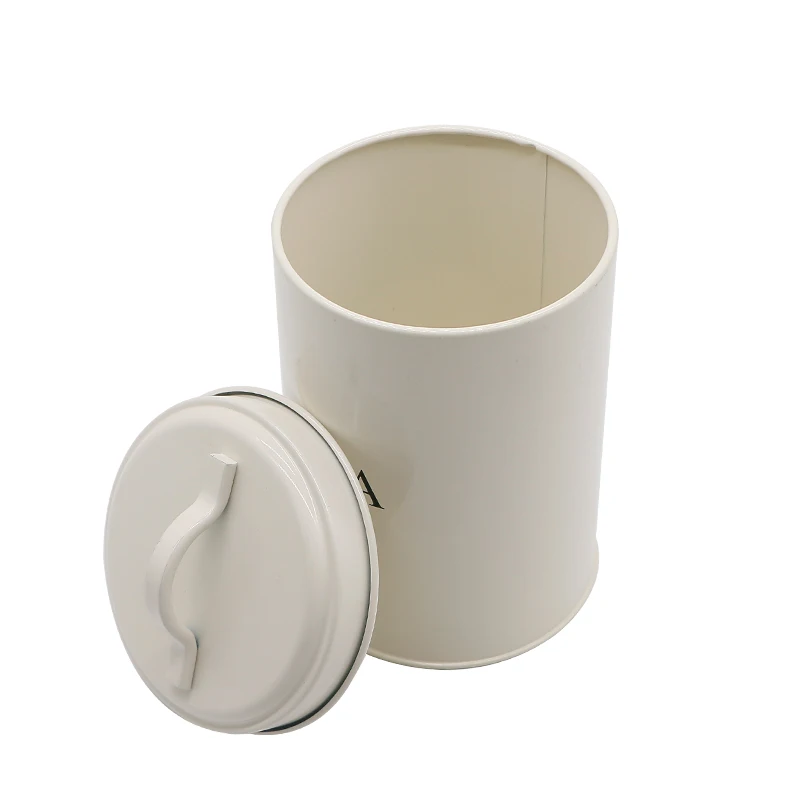 WeVi Sugar Coffee Tea Stainless Steel Storage Jar Metal Kitchen Canisters With Lid