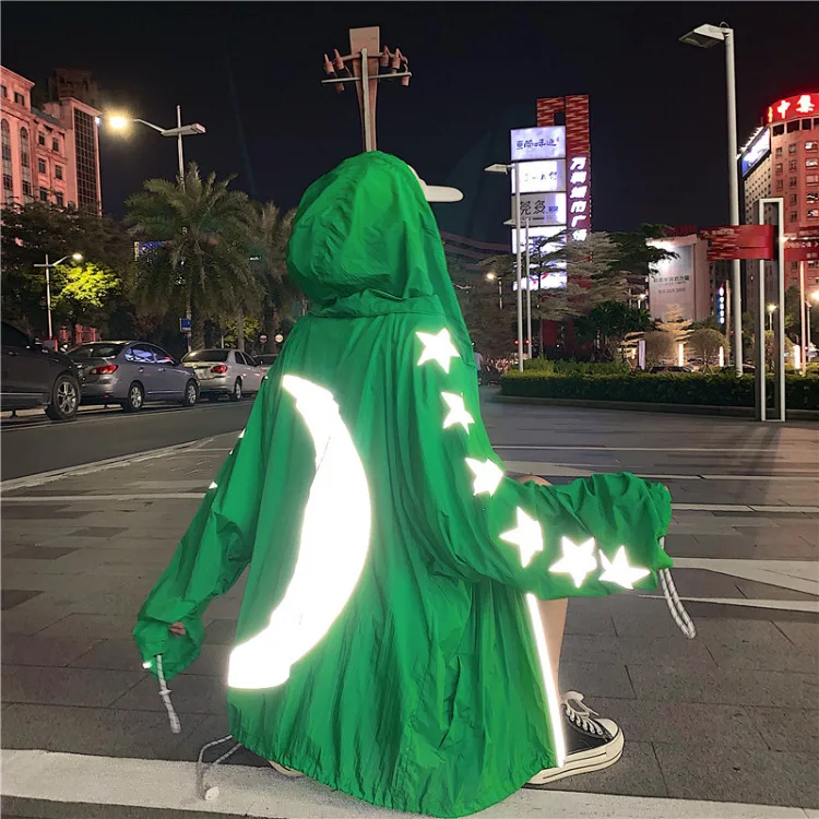 Fashionable design glow in the dark luminous heat transfer printing for jacket luminous heat transfer label iron on patch