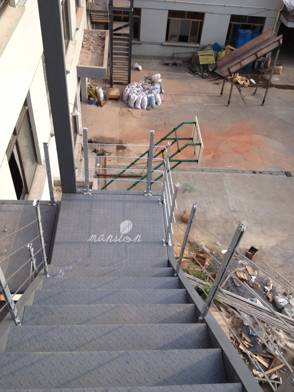 Outdoor Fire Escape Stairs