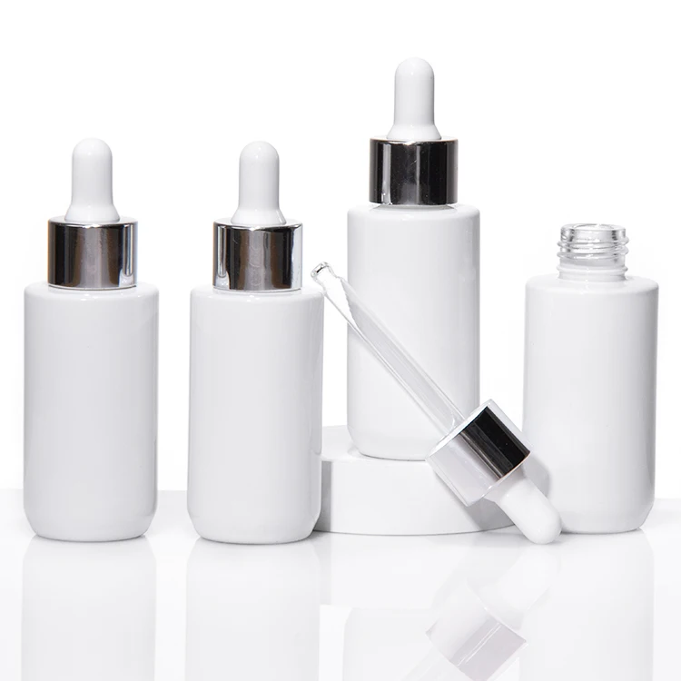 Luxury 15Ml 30Ml 50Ml 100Ml Clear Amber Black Glass Empty Liquid Serum Bottle With Box