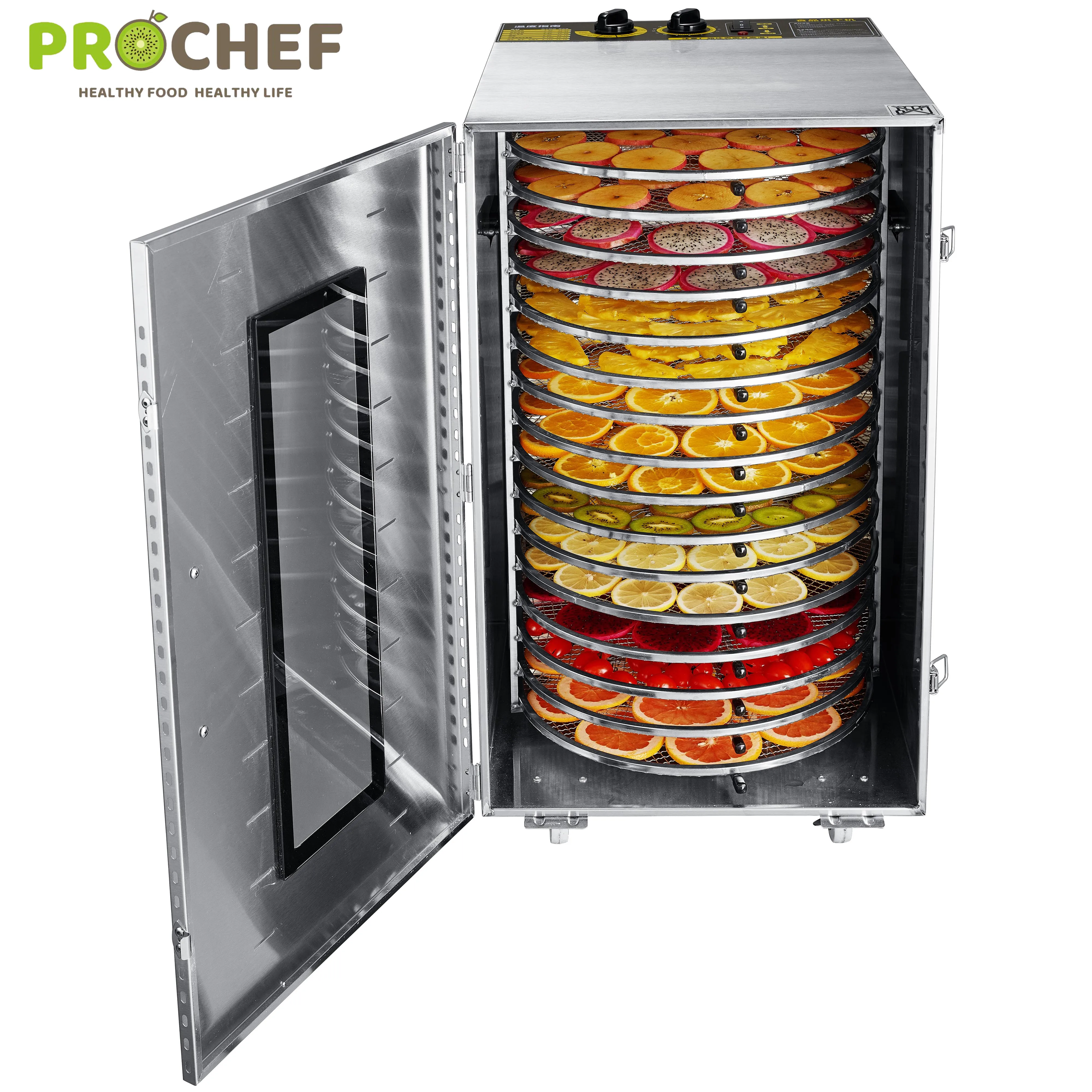 
rotatable 16 trays electric stainless steel fish food drying machine 