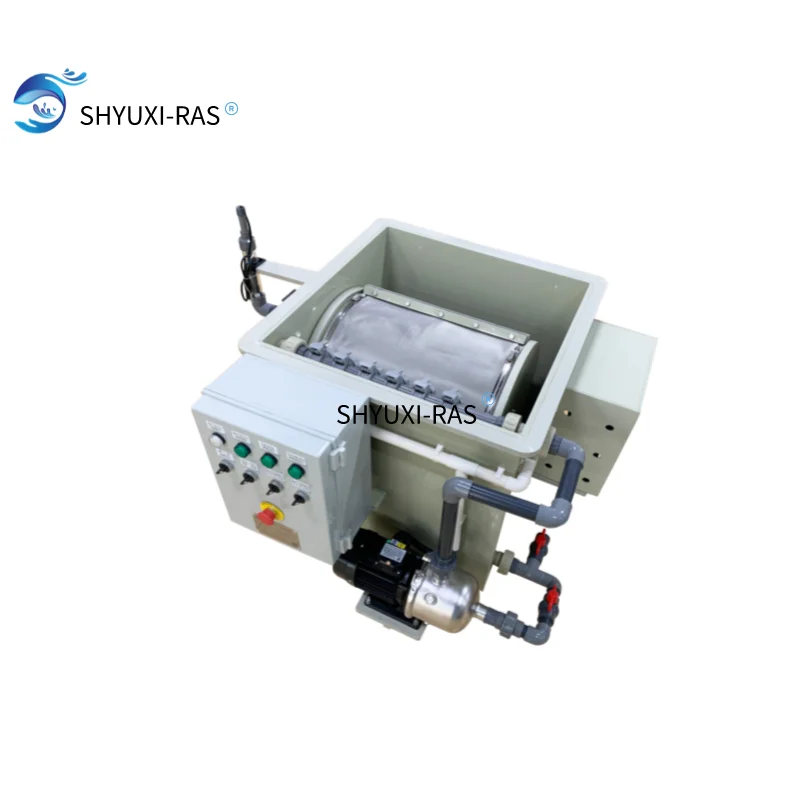 
Circulating aquaculture Water filter machine Rotary drum filter For tilapia fish farming capacity 