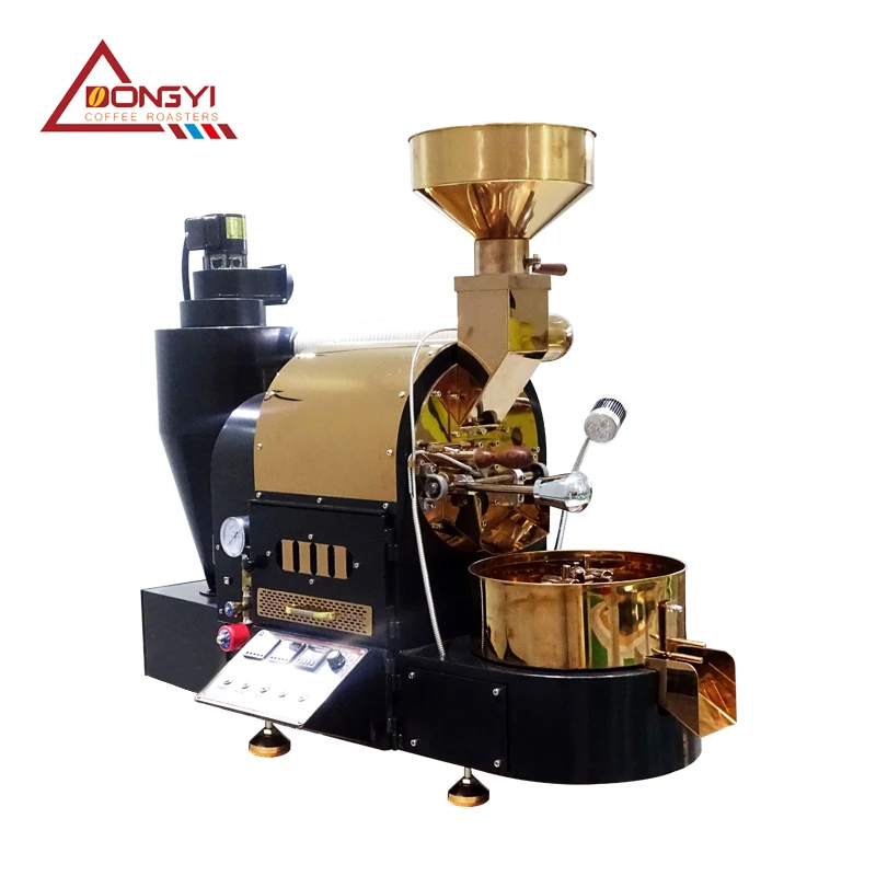 Dongyi 2kg small coffee roaster capacity 2kg coffee bean roasting machine for home and coffee shop use