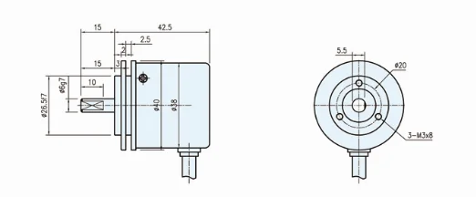 G40 Series 40mm Cheaper Rotary Encoder Supplier