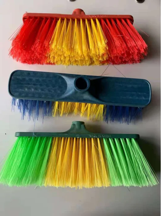 Hot sale cleaning broom head escoba de limpieza brush without pole palo Stick home use household recycle plastic customized OEM