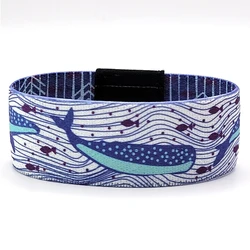 Custom Sublimation Design Elasticated Bracelet Material Polyester Festival Elastic Wristbands Events