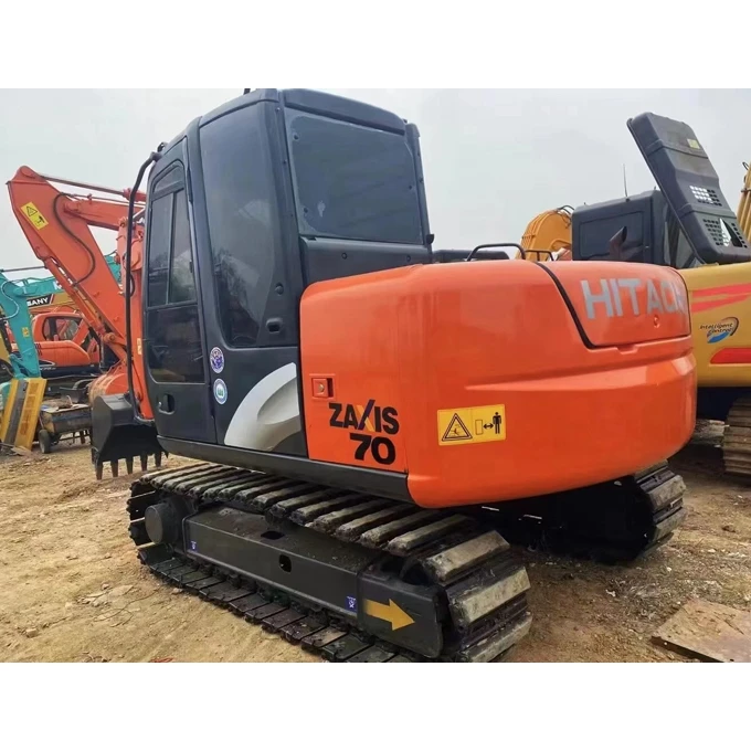 7.0ton Japan Best 2nd Hand Used Hitachi Zaxis ZX70 Mini Excavator Diggers For Sale