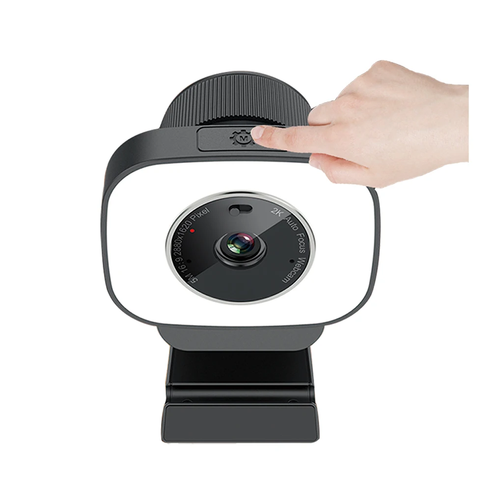 2021 New Arrival Full Hd 1080p Usb Mini Pc Computer 2k Web Cam Video Camera Webcam With Stretchable Cable