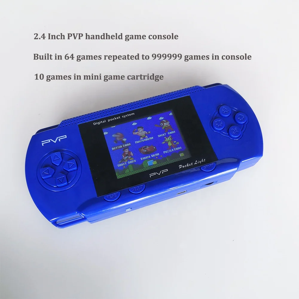 PVP Station Light 2.4 Inch 8 Bit Handheld Game Console With 999999 Classic Games Portable Video Games For kids