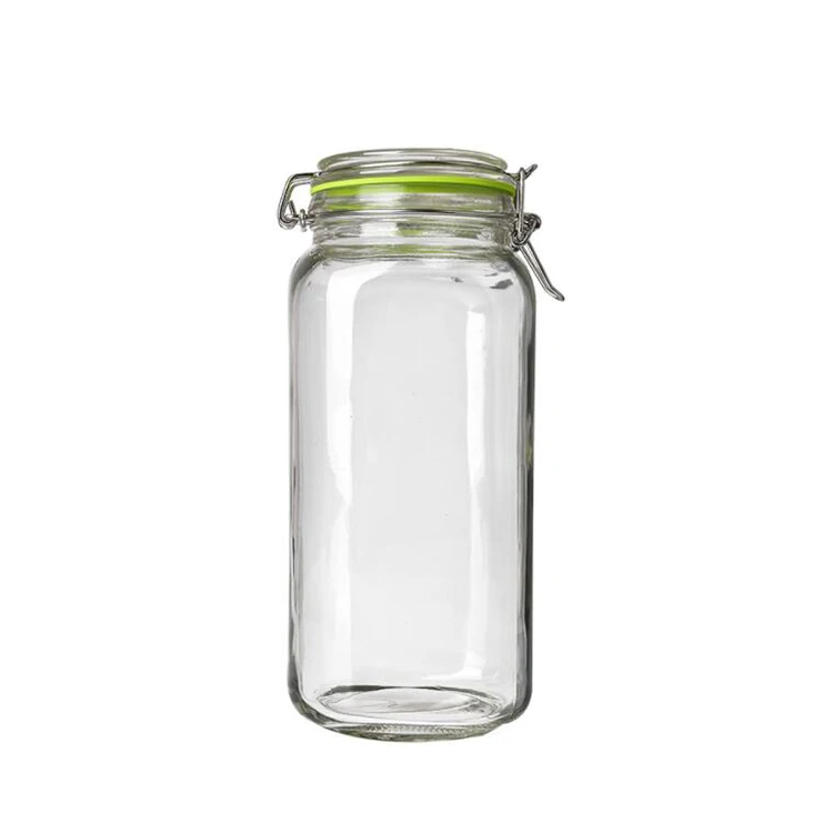 
Best Quality 200ml 250ml 300ml Zero Waste High Borosilicate Glass Airtight Suction Lid Glass Jar 