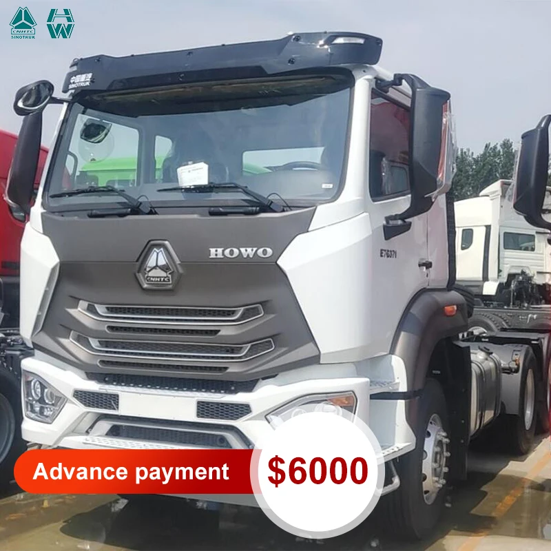 new model 371hp HOWO E7G 6x4 tractor truck