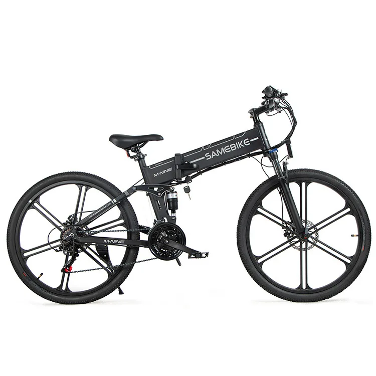 Rechargeable ebike folding fat tire mountain electric bike