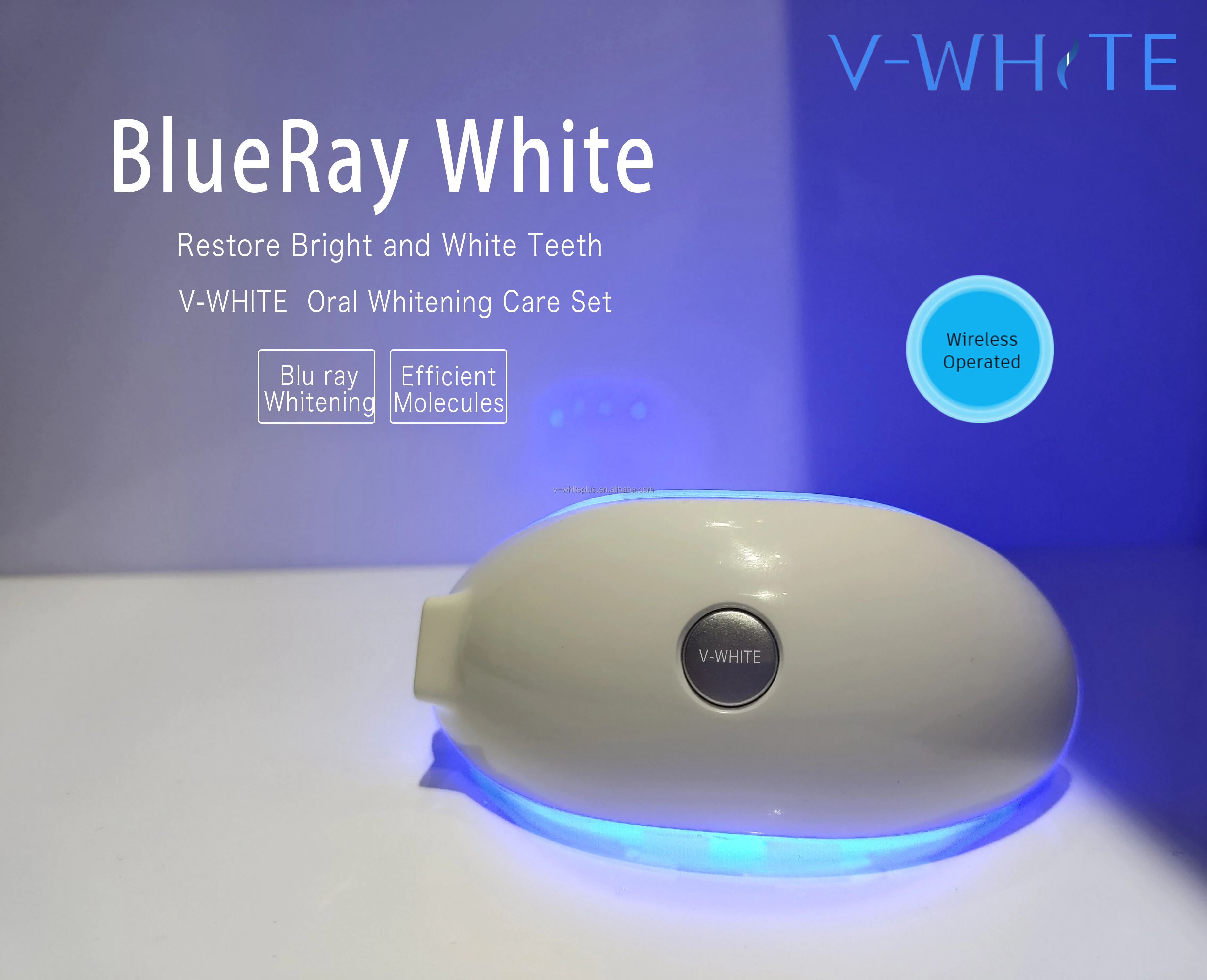 2021 Amazon hot sale custom blue light bleach teeth fashion power braces beautiful teeth whitening kit
