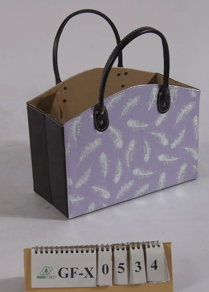 Foldable Newspaper Basket Cardboard with PVC Printing  Magazine Holder