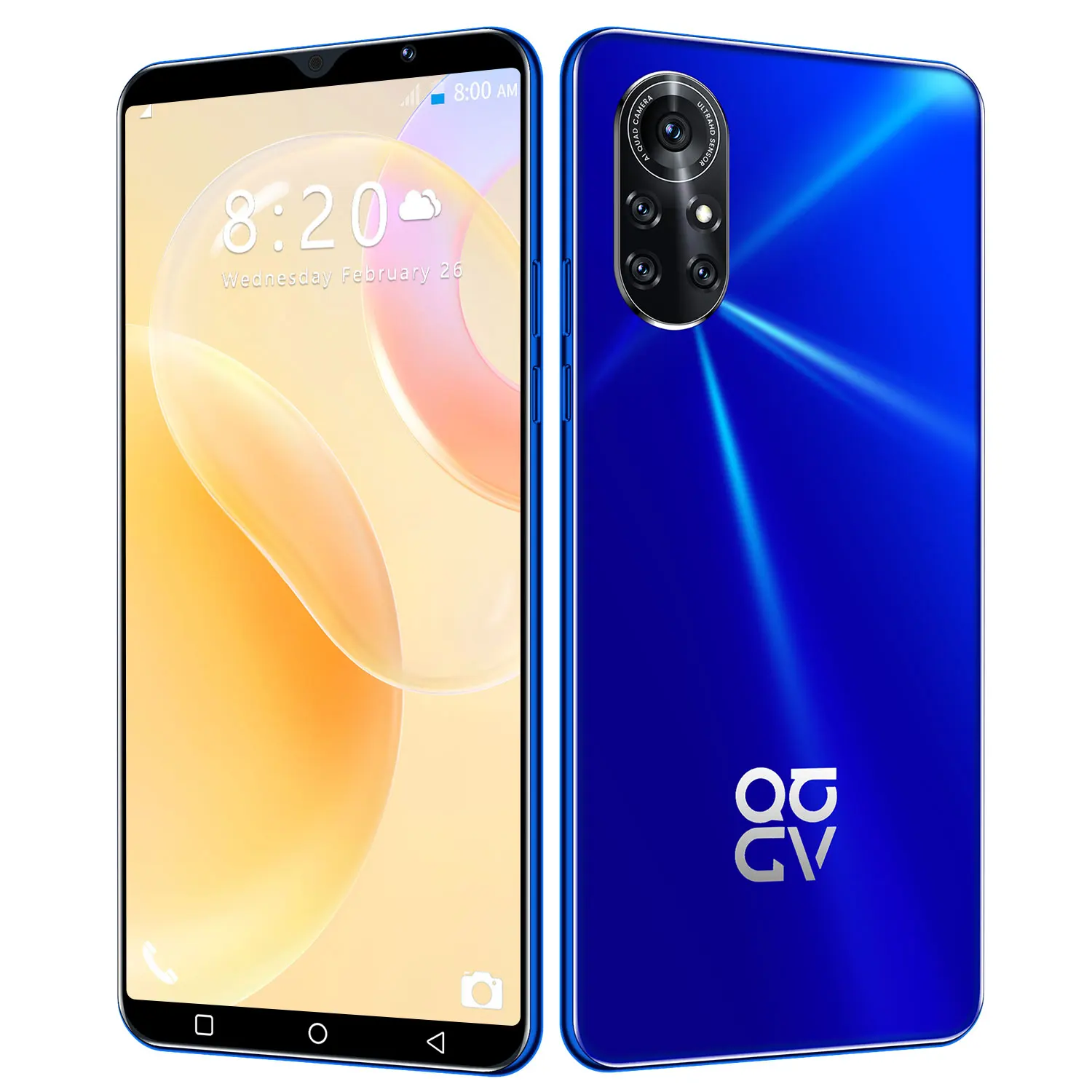 Hot Selling Nowa 8 pro original 8gb+256gb 16MP+32MP face unlock full Display Android 10.0 Cell Phone Smart Mobile Phone