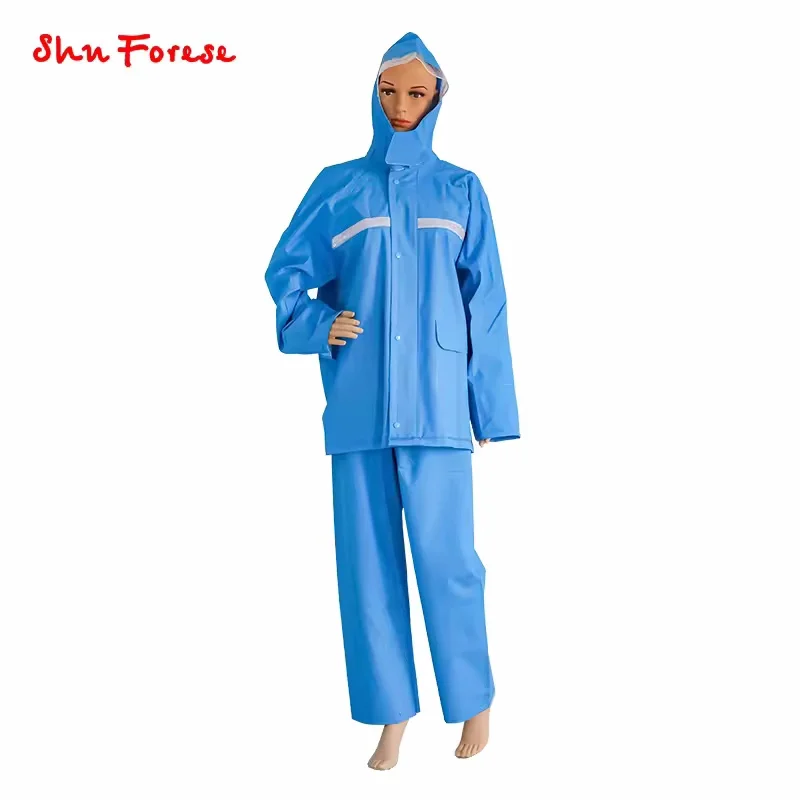 Split Type Raincoat Set Wholesale Explosion-Proof Rain Outdoor Motorcycle Takeaway Riding Reflective Raincoat