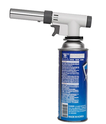 Outdoor portable camping welding butane gas blow torch lighter flame gun gas torch