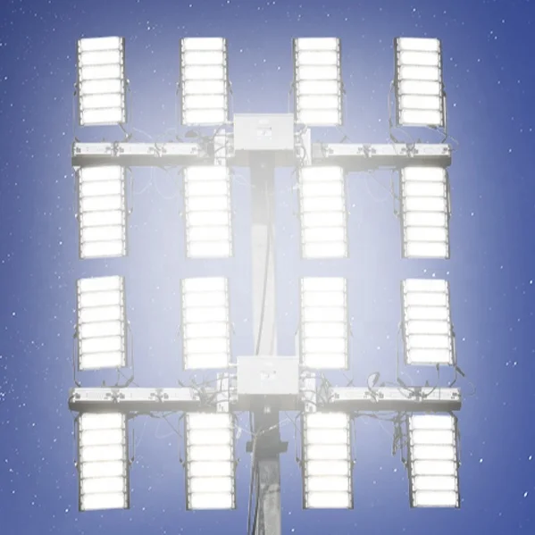 12V/24V/36V/48V solar power светодиодный прожектор 200W 40000Lm Высокий люмен Промышленный Портативный башня фар IP67 из водонепроницаемого материала