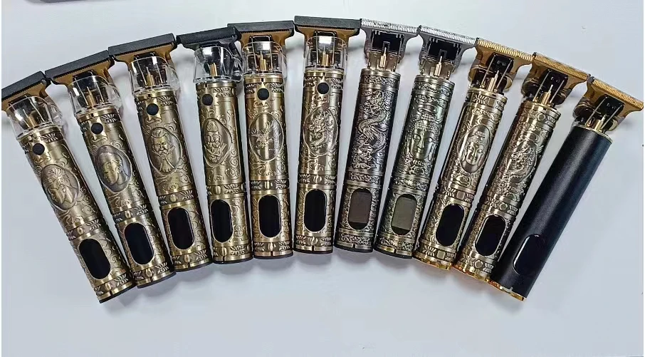 Cheap Price Professional Rechargeable Gold Dragon Vintage T9 Electric Hair Trimmer Unique For Men Baby Hair Cutting Machine