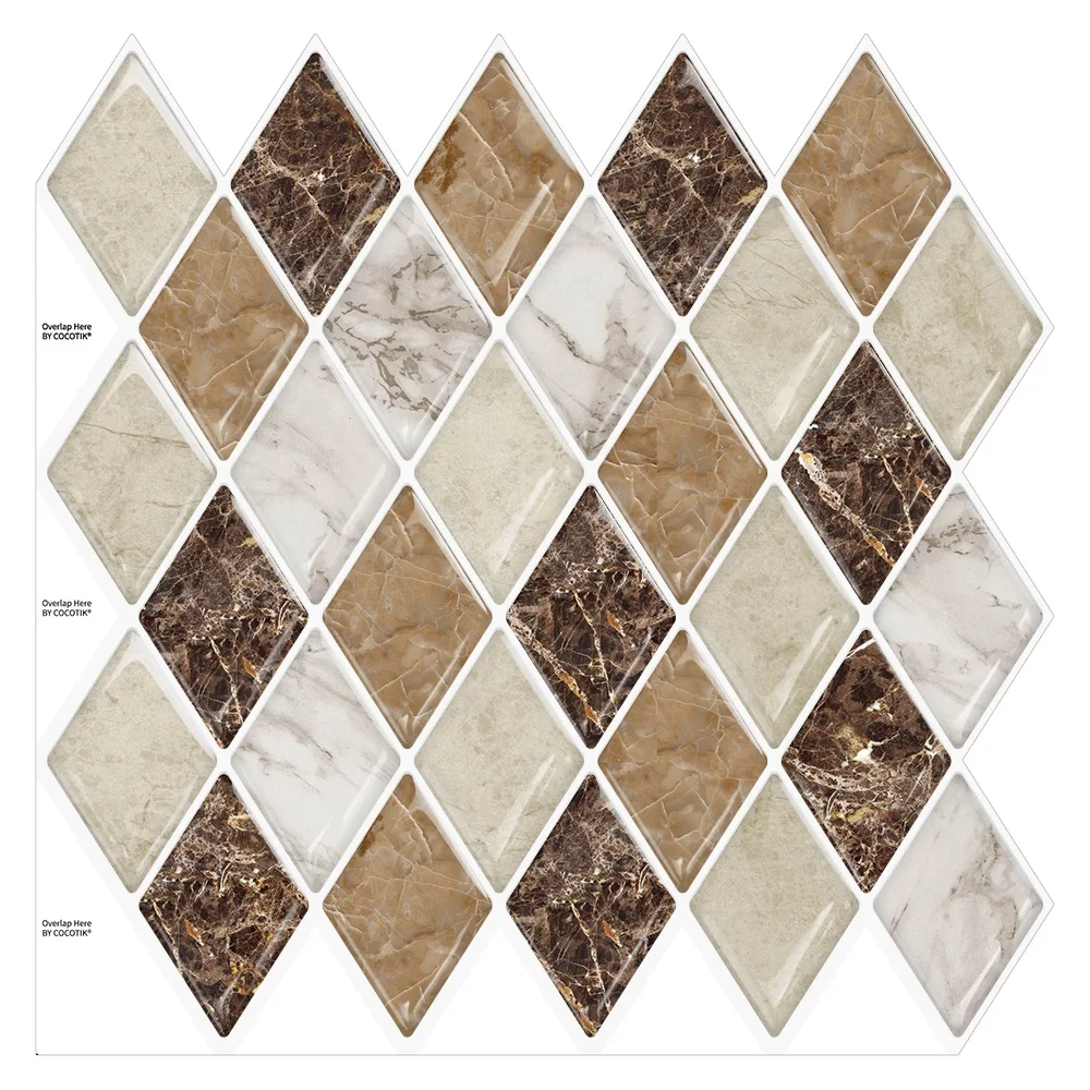 2021 Hot Selling Sticker High Quality 3d Epoxy Wall Sticker Waterproof Home Decoration Peel And Stick Wallpaper