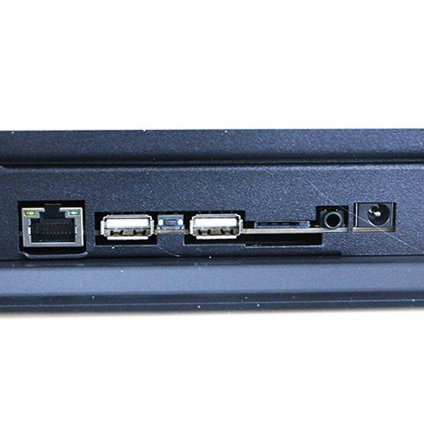 Modern Wooden Long Bar LCD Screen for Trade Shows Dynamic LCD Display for Effective Advertising and Stunning Art Expositions