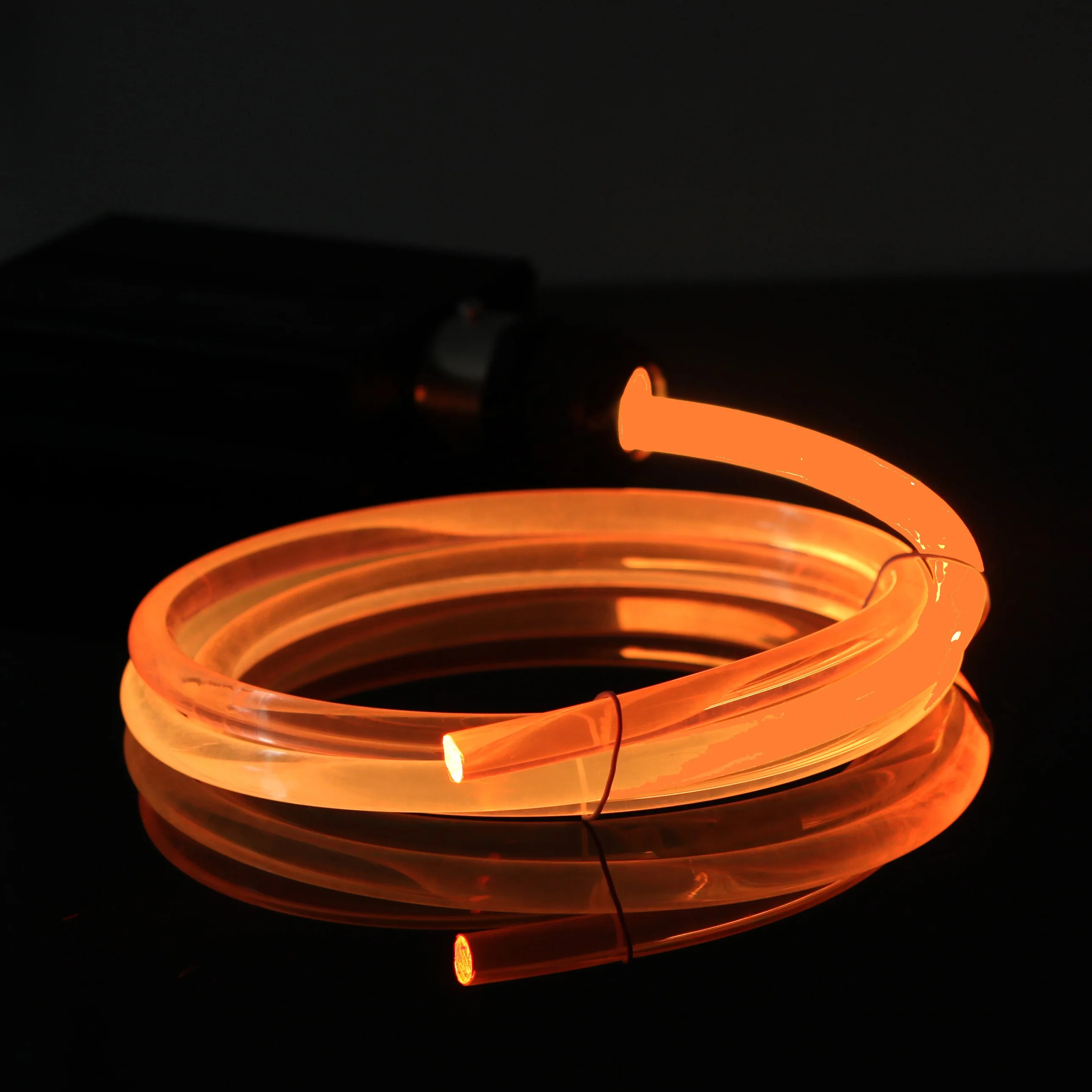 10mm13mm RGB led side glow optical fiber light for underwater swimming pool lights decoration