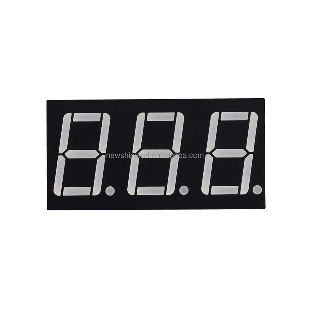 Factory sell red display 7 segment led board 0.40 inch seven segment display triple 3 digits led 7 segment display manufacturers