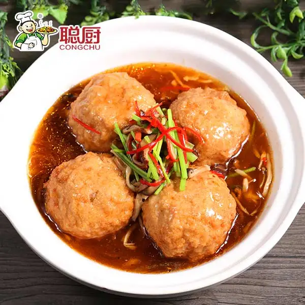 
Wholesale Cheap Portable Instant Chinese Flavor Meatball Microwave Fast Rescue Food 