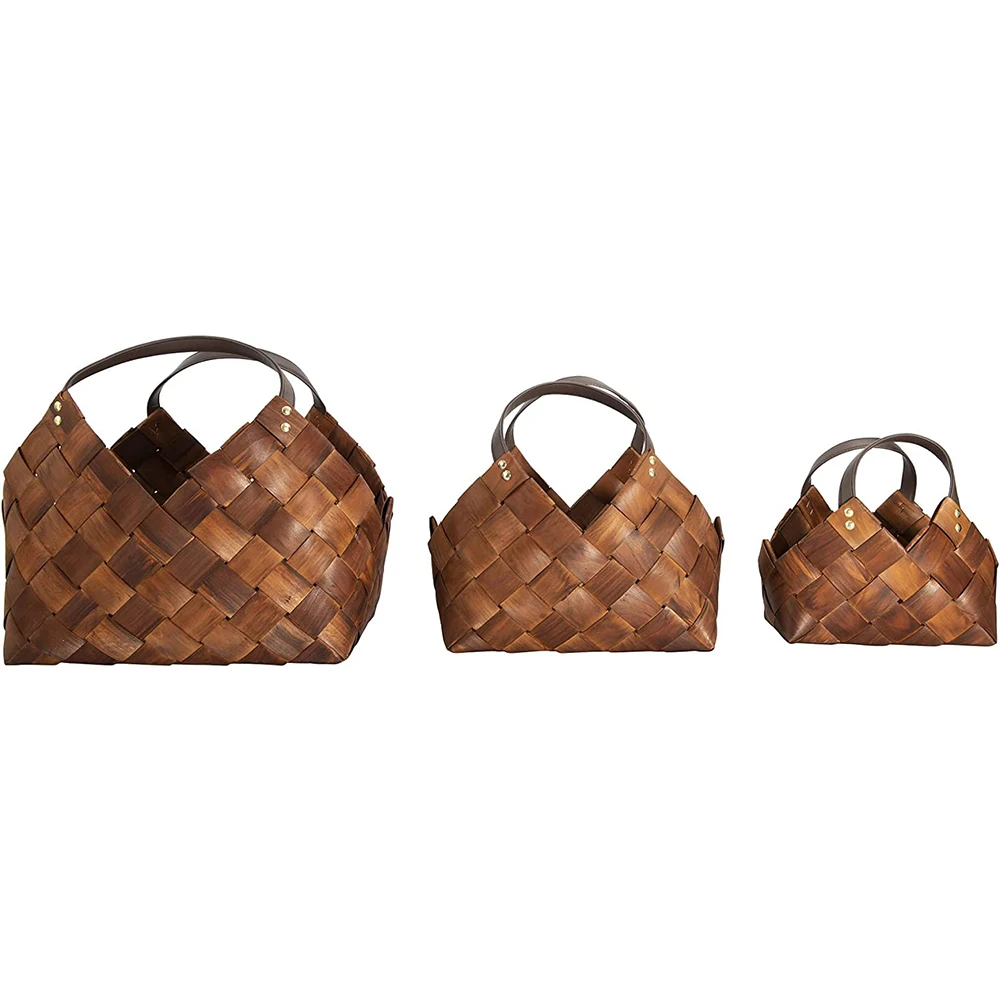 Custom natural woven fibers seagrass storage baskets hold variety items wicker storage basket