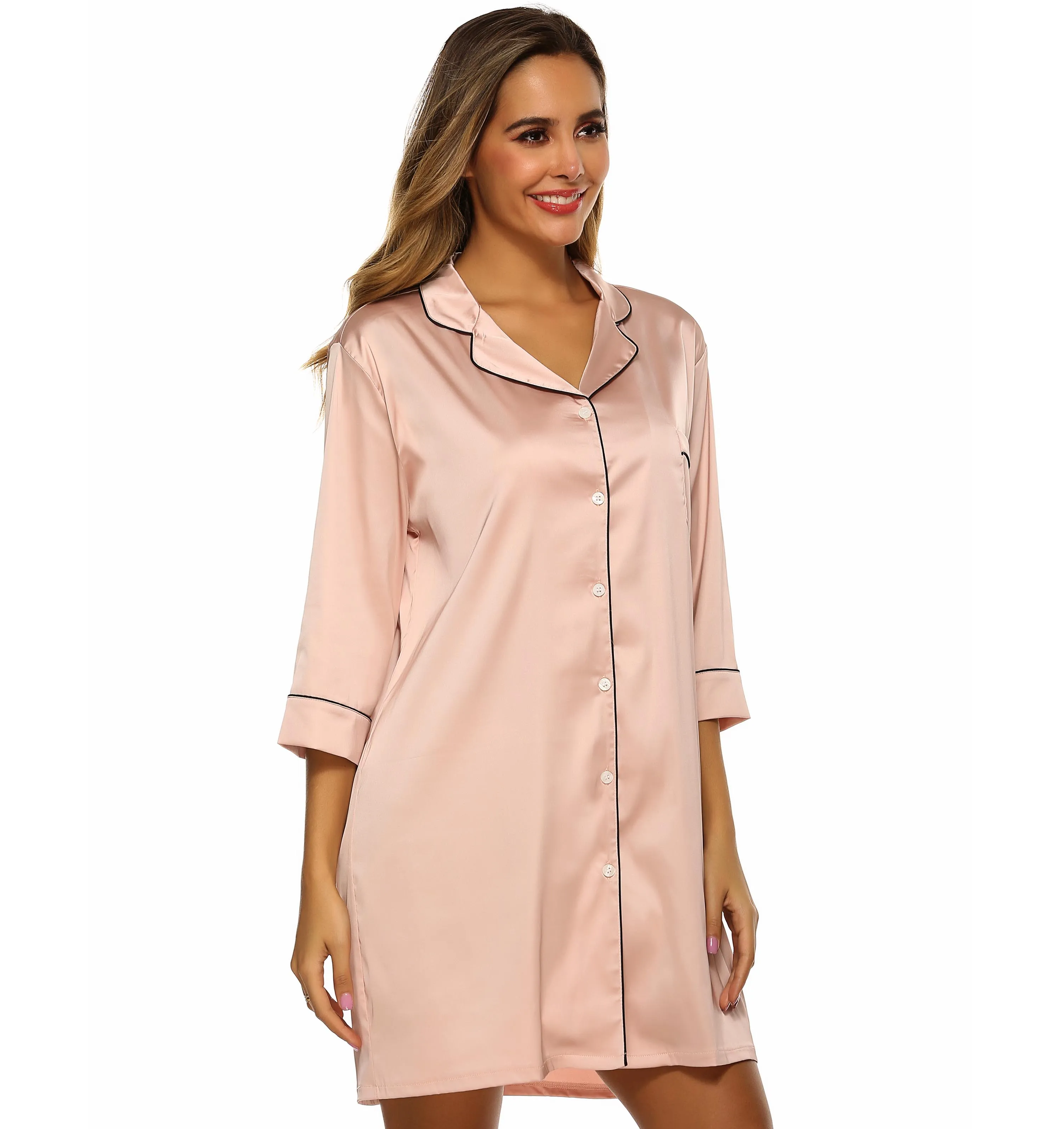 Custom Sleepwear Pajamas Silk Satin Sleepwear Wholesale Women Pajamas