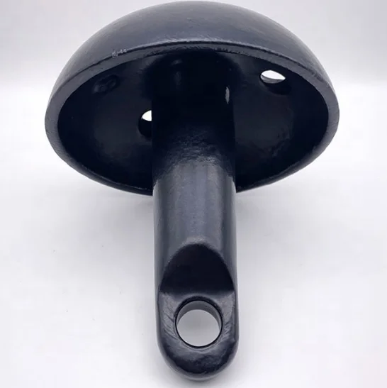 Qingdao allshine Cast Iron Mushroom Anchor, 8-Pounds, Aluminum-Plated Silver Finish,Black